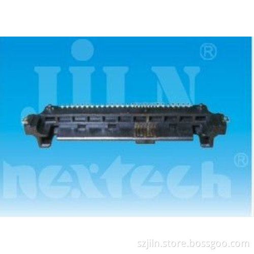SATA 7+7+15P Double Column Rright Angle SMT Board type